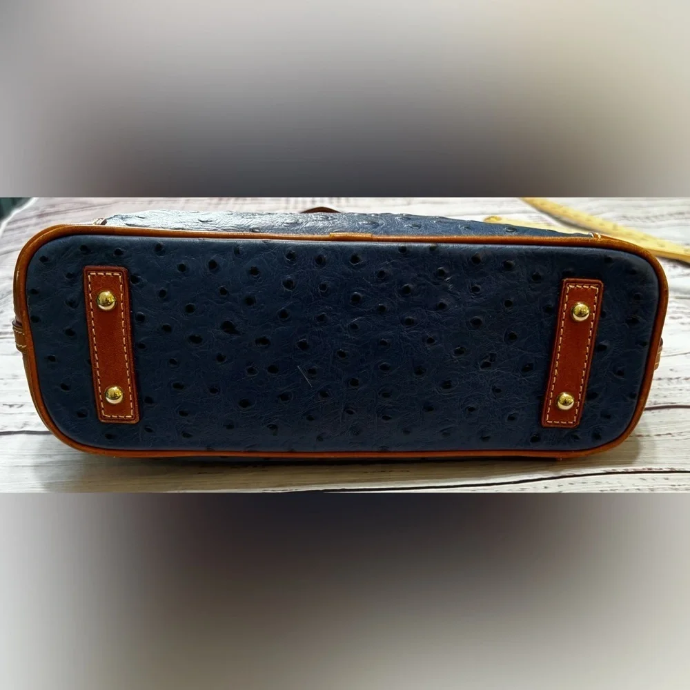 Women’s Dooney & Bourke Ostrich Charleston Shopper Bag - Picture 5 of 11